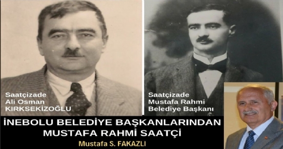 NEBOLU BELEDYE BAKANLARINDAN MUSTAFA RAHM SAAT