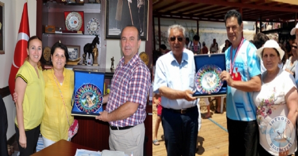 Ka Belediye Bakannn hediyesi Uzuner'e teslim edildi